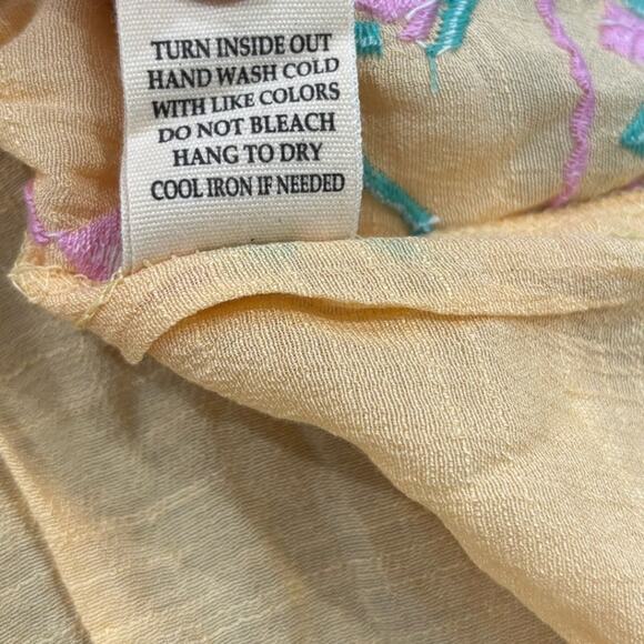 Anthropologie Perch By Blu Pepper Embroidered Top 1XL - Picture 7 of 7